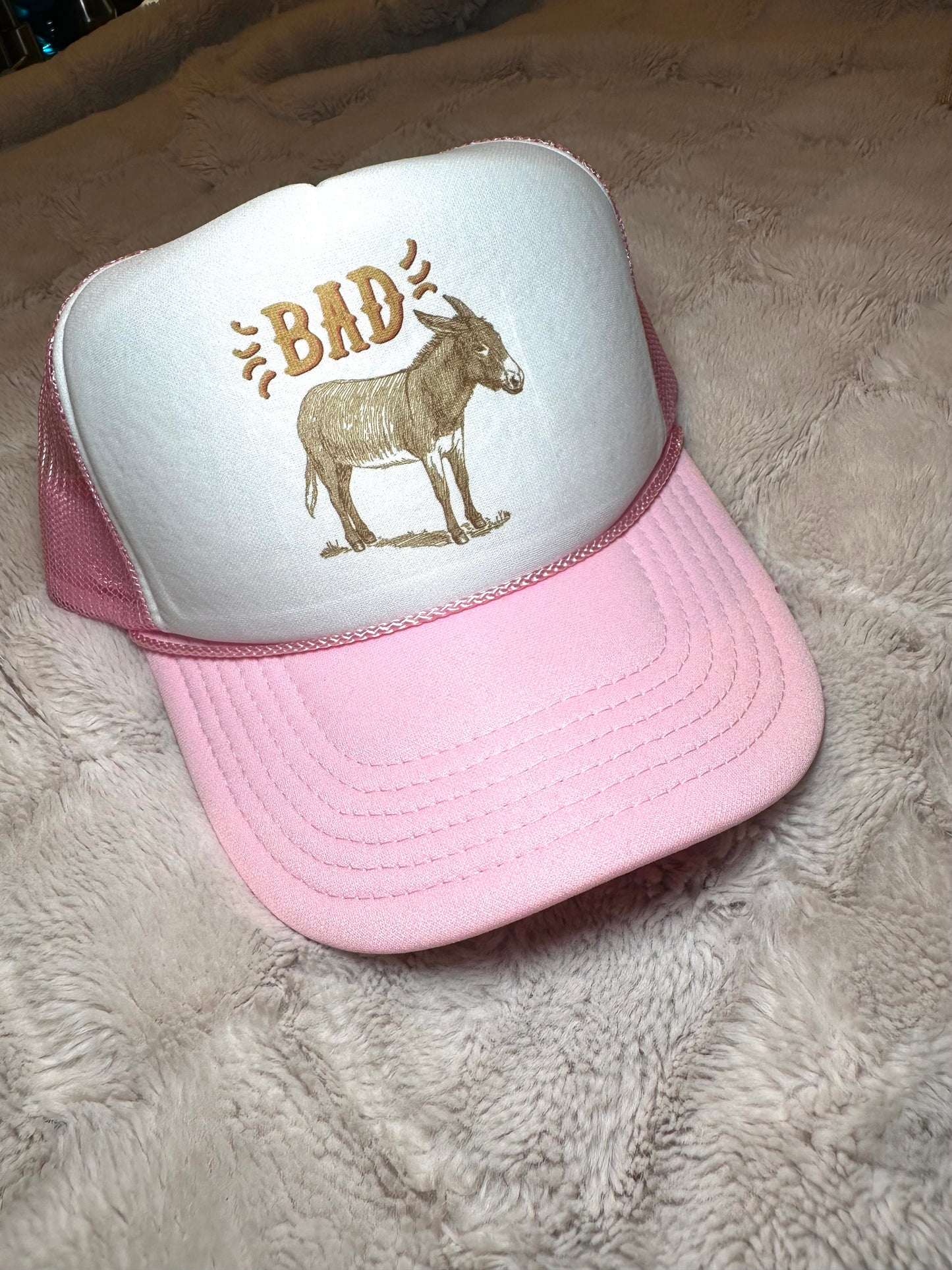 Bad Donkey Trucker-Light Pink