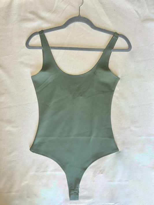 Essential Basic Bodysuit- Olive