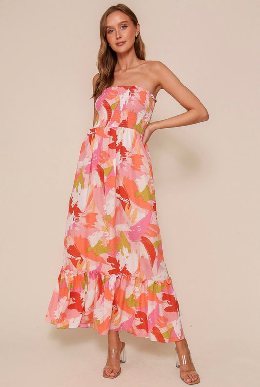 Sun-kissed Masterpiece Maxi Dress