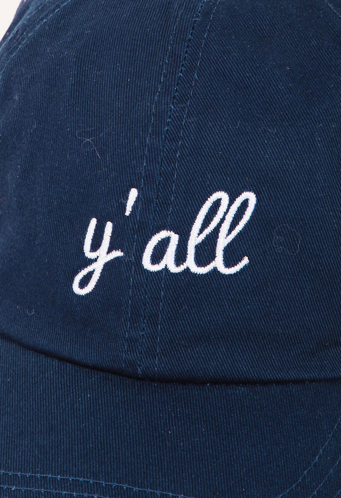 Y'all Baseball Cap- Navy