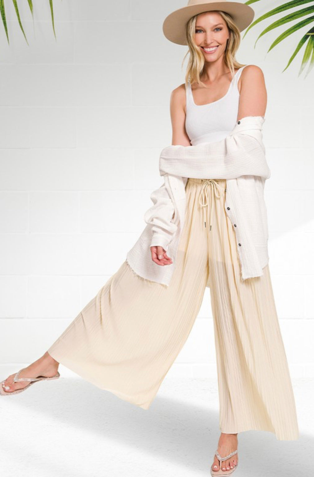 Wide Leg Vacay Pants