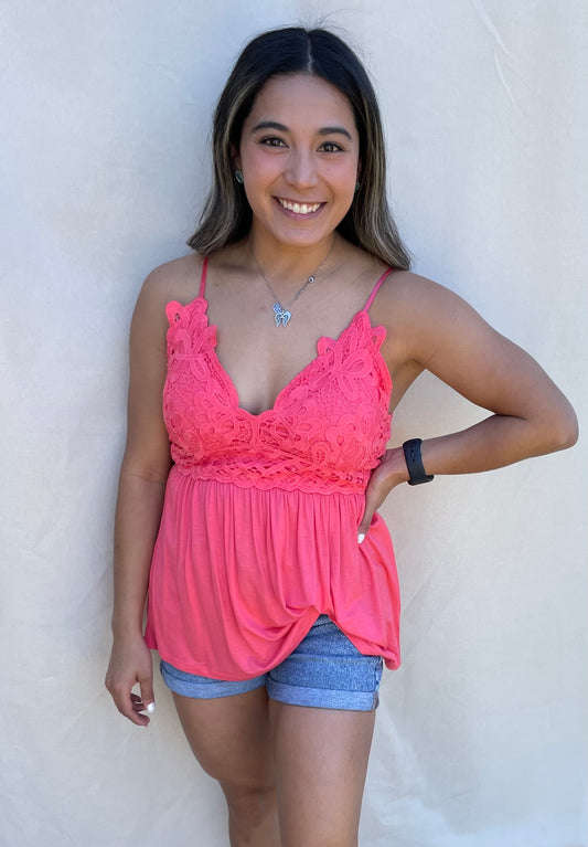 Crochet Lace Tank Top