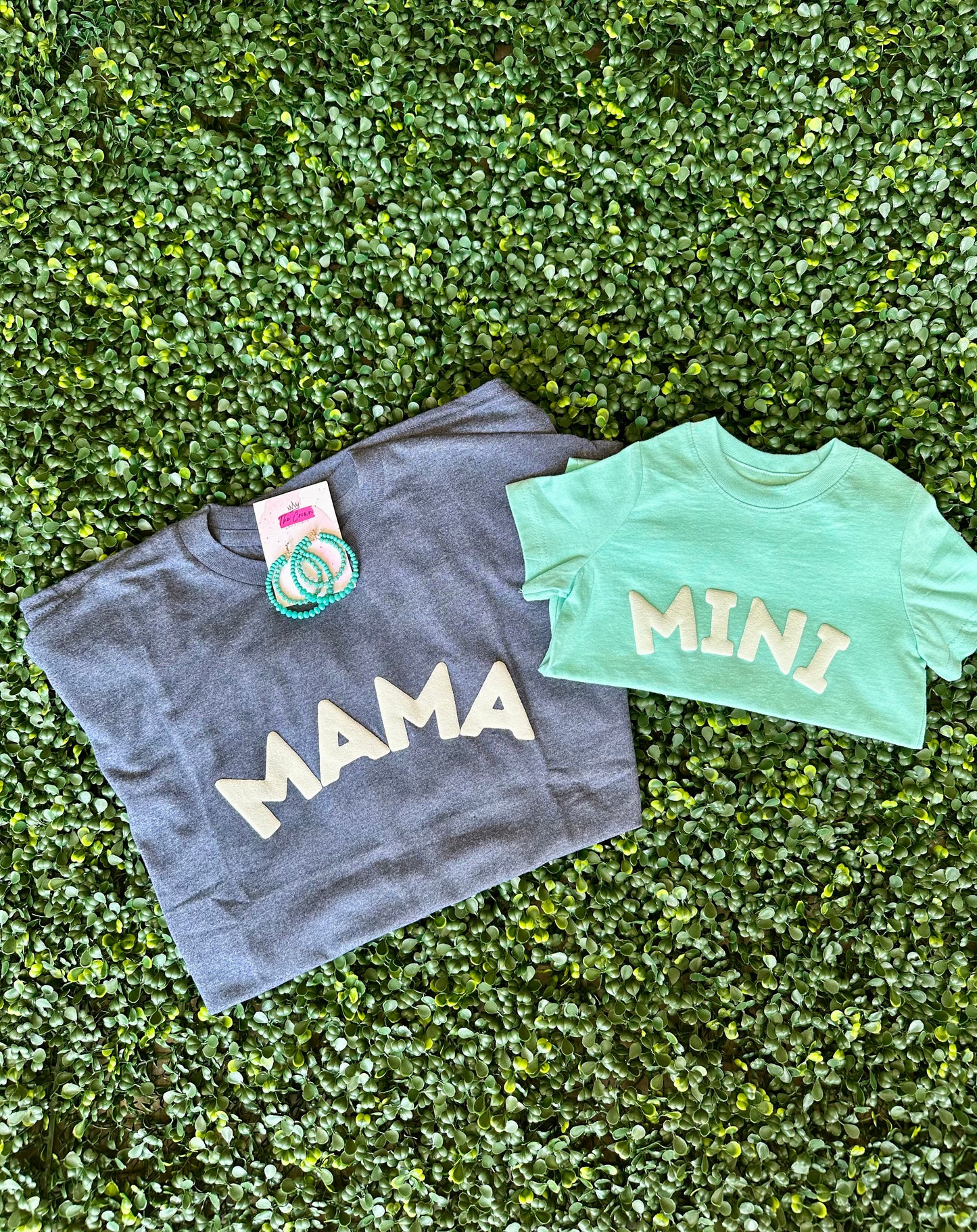 Mama Puff Ink Tee-Navy