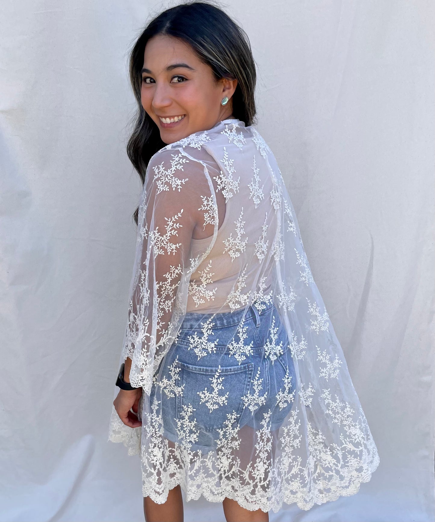 Dreamy Lace Kimono