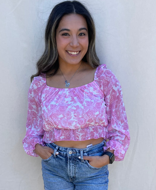 Floral Off the Shoulder Top