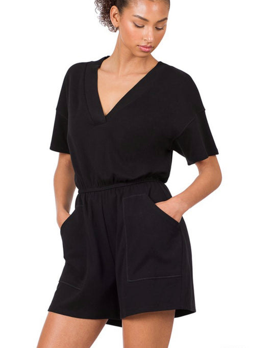 Everyday Black Romper