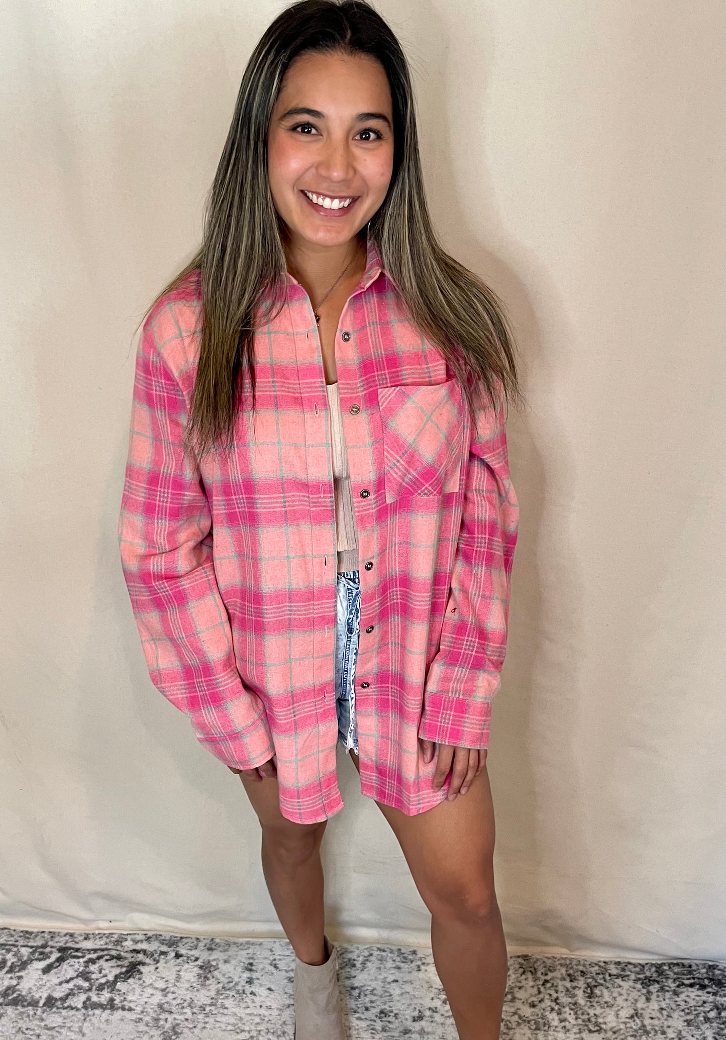 Pretty in Pink Flannel