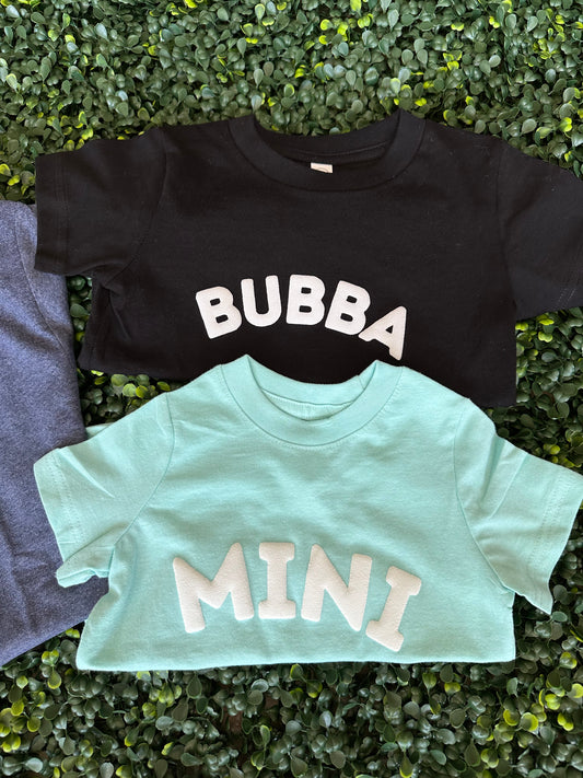 Mini Puff Ink Tee-Turquoise